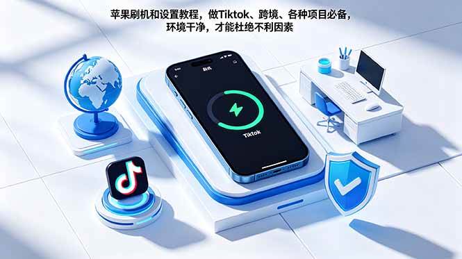 （18558期）苹果刷机和设置教程，做Tiktok、跨境、各种项目必备，环境干净，才能杜绝不利因素-星空网创资源