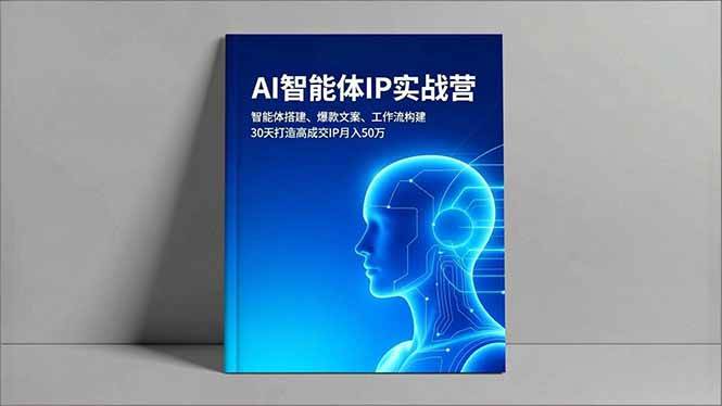 (16689期)AI智能体IP实战营,智能体搭建、爆款文案、工作流构建,30天打造高成交IP月入50万-星空网创资源