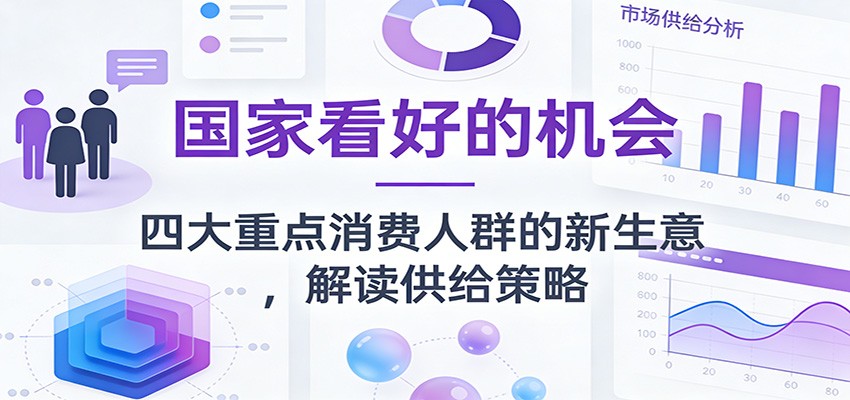 公众号付费文章：国家看好的机会，四大重点消费人群的新生意，解读供给策略-星空网创资源