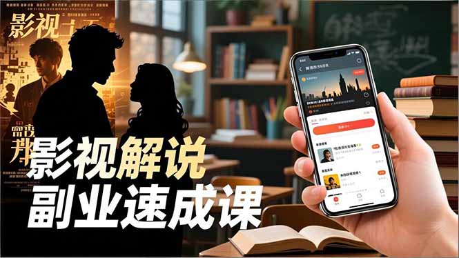 Tk影视解说副业速成课，软件安装、全流程实操、爆款预设，新手两周变现-星空网创资源