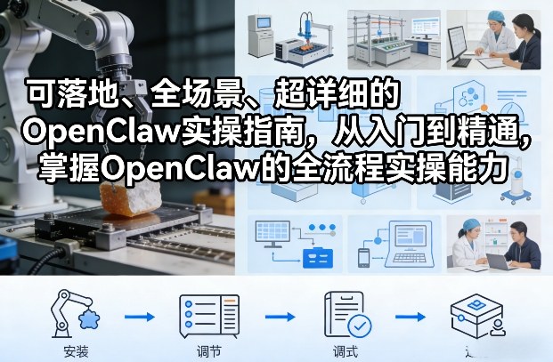 可落地、全场景、超详细的OpenClaw实操指南,从入门到精通,掌握OpenClaw的全流程实操能力-星空网创资源