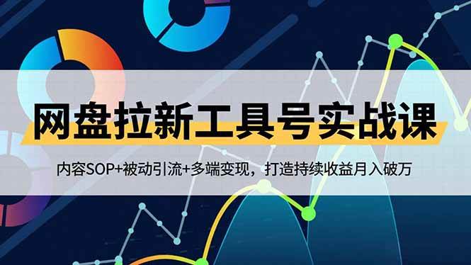 （16687期）网盘拉新工具号实战课，内容SOP+被动引流+多端变现，打造持续收益月入破万-星空网创资源