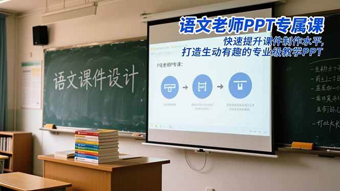 (16596期)语文老师PPT专属课:快速提升课件制作水平,打造生动有趣的专业级教学PPT-星空网创资源