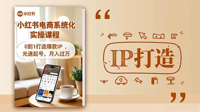 (16614期)小红书流量变现系统化实操课程,0到1打造爆款IP,光速起号,月入过万-星空网创资源