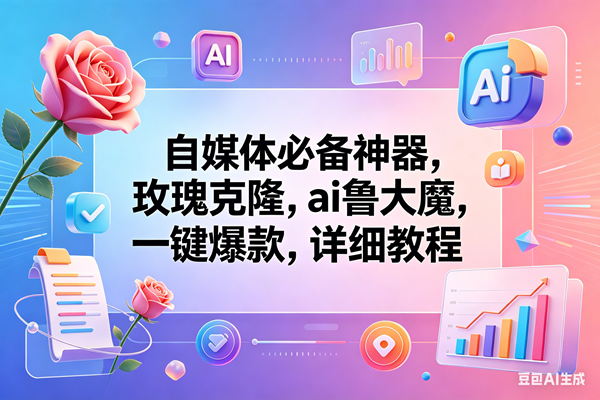 (18273期)玫瑰克隆神器,一键爆款工具,自媒体必备,60多个功能的教程-星空网创资源