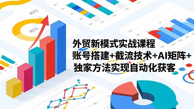 (16496期)外贸新模式实战课程,账号搭建+截流技术+AI矩阵+独家方法实现自动化获客-星空网创资源
