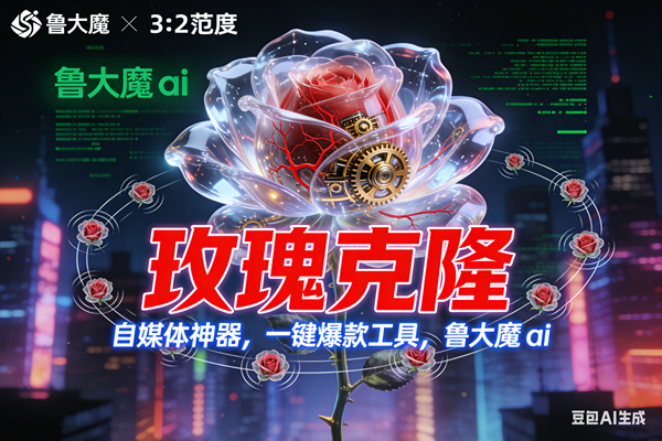 (16989期)玫瑰克隆神器,ai鲁大魔,自媒体必备的软件,一键爆款,详细教程 (16989期)玫瑰克隆神器,ai鲁大魔,自媒体必备的软件,一键爆款,详细教程