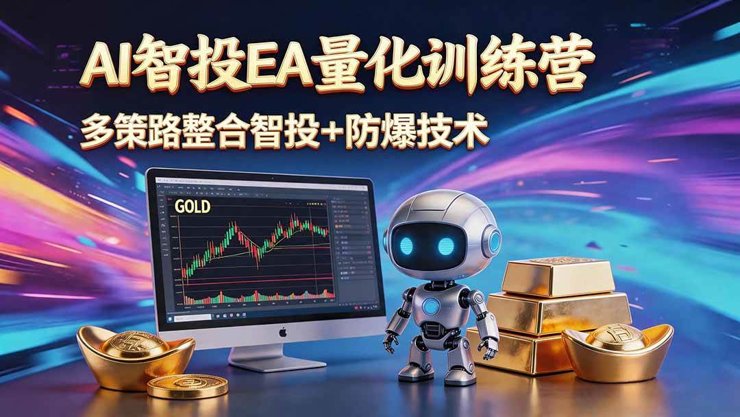 (18880期)AI智投EA量化运营技术,自动化黄金操盘技术,小白也可以轻松上手日入1000+-星空网创资源