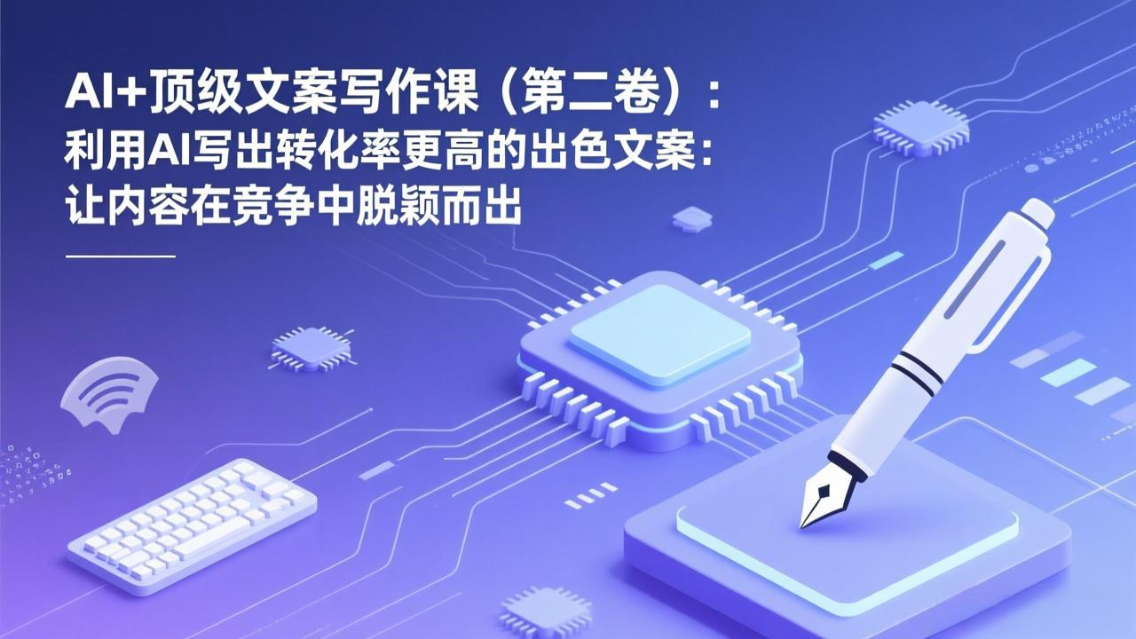 AI+顶级文案写作课(第二卷 AI+顶级文案写作课(第二卷