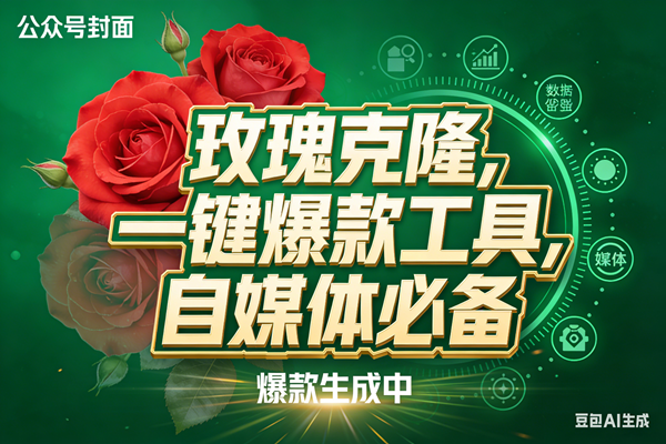 (17813期)玫瑰克隆,ai鲁大魔工具,自媒体必备神器,一键爆款,详细教程。-星空网创资源