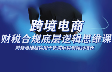 跨境电商财稅合规底层逻辑思维课-星空网创资源