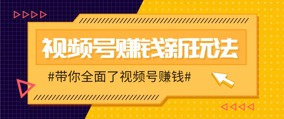 视频号短视频带货新玩法,用这个方法,一天佣金4407(附详细教程)-星空网创资源