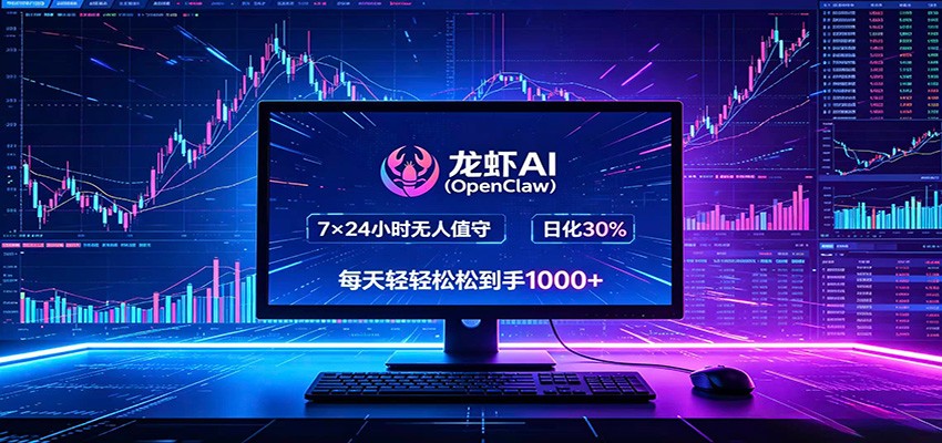 龙虾AI（OpenClaw）全自动挂机，智能操控电脑高效执行任务，每天轻松到手四位数-星空网创资源