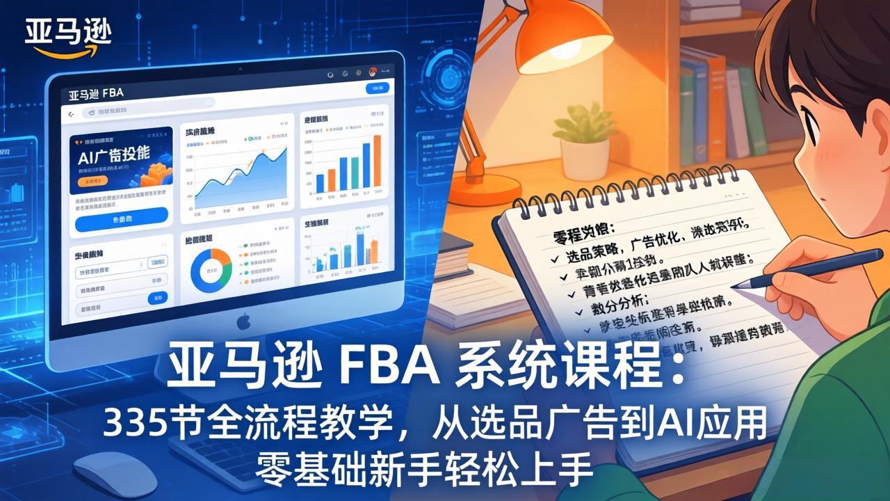 亚马逊 FBA 系统课程(更新26年3月-星空网创资源