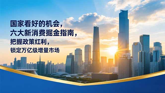 某付费文章:国家看好的机会,六大新消费掘金指南,把握政策红利,锁定万亿级增量市场-星空网创资源