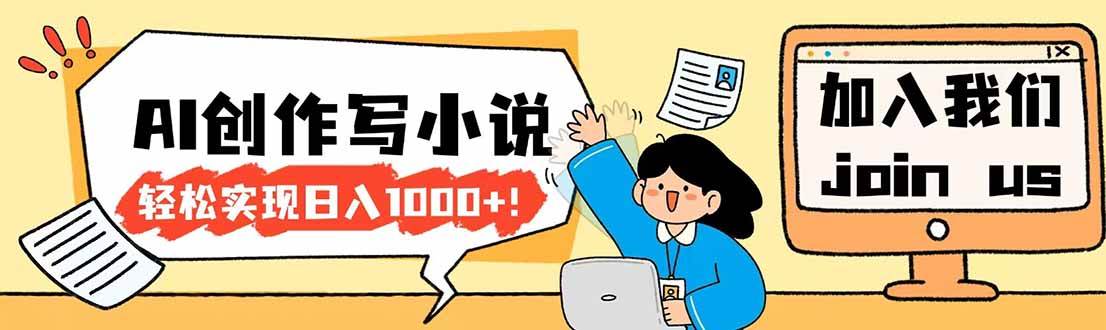 （17822期）26年最新风口项目AI工具创作写小说，轻松实现日入1000+-星空网创资源