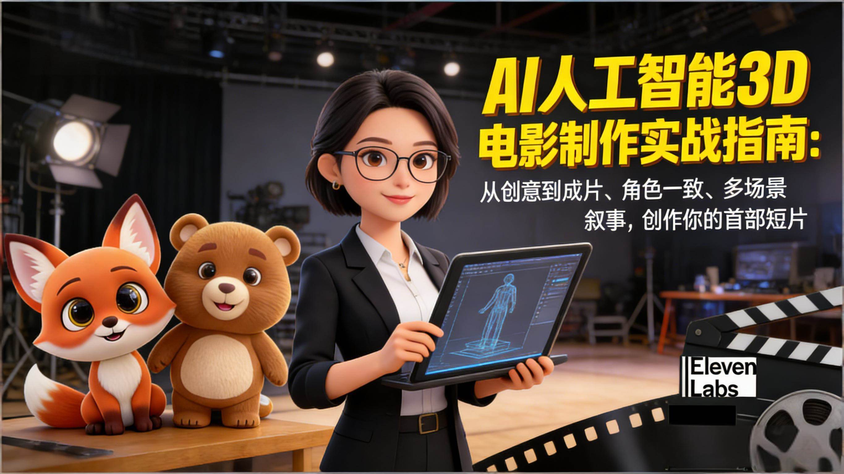 (17154期)AI人工智能3D电影制作实战指南:从创意到成片、角色一致、多场景叙事,创作你的首部短片 (17154期)AI人工智能3D电影制作实战指南:从创意到成片、角色一致、多场景叙事,创作你的首部短片