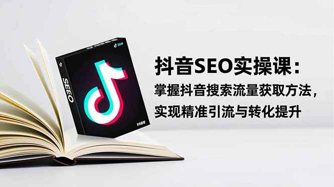(16514期)抖音SEO实战引流课:掌握抖音搜索流量获取方法,实现精准引流与转化提升-星空网创资源