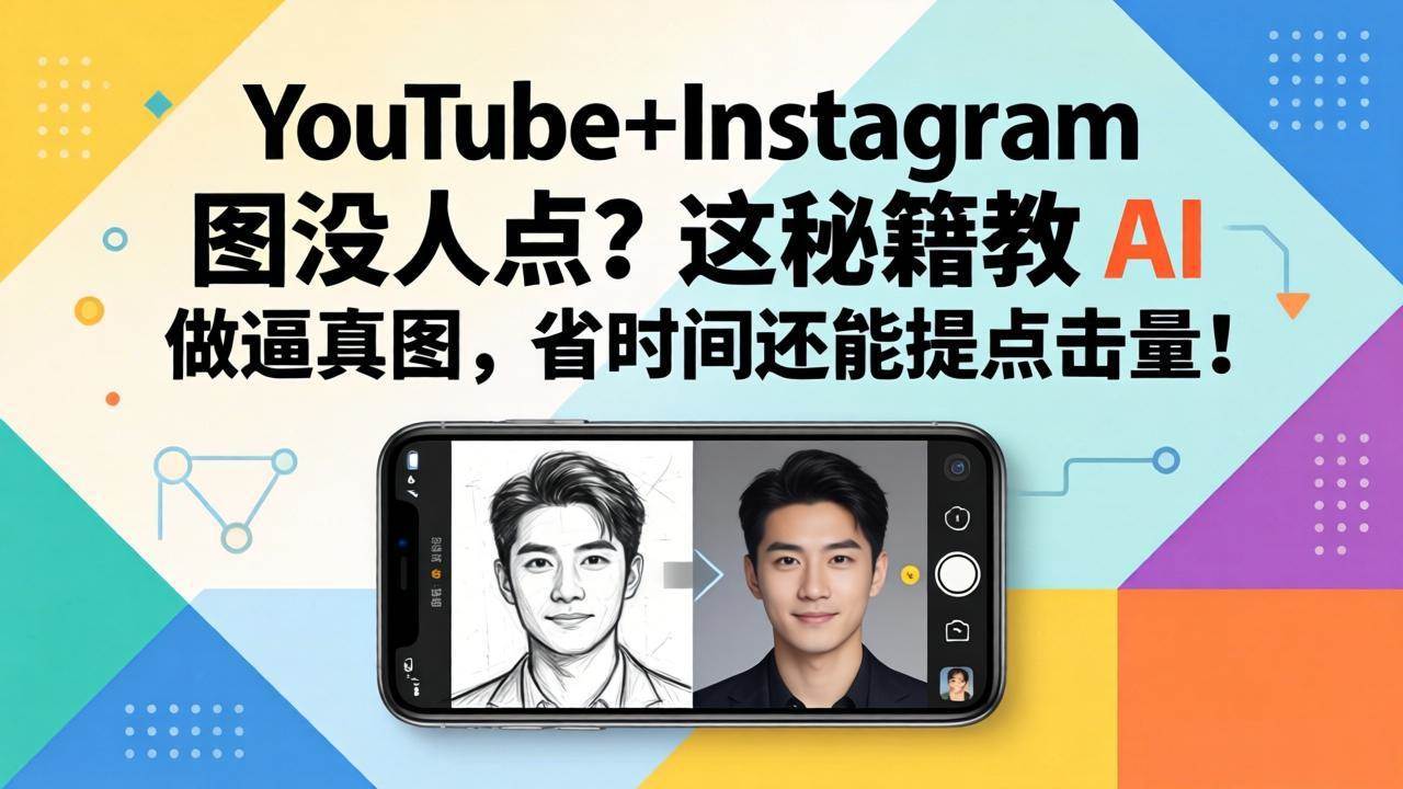 (17911期)YouTube+Instagram 图没人点?这秘籍教 AI 做逼真图,省时间还能提点击量-星空网创资源