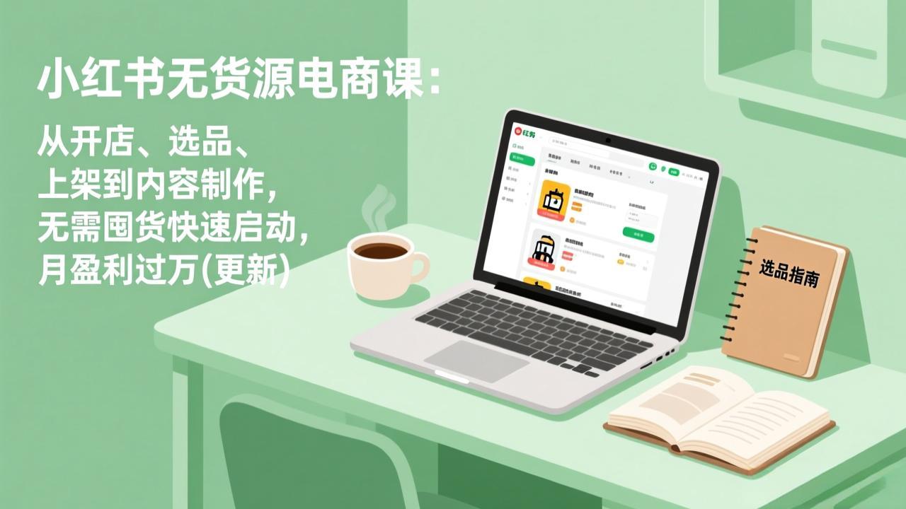 小红书无货源电商课(3月更新-星空网创资源