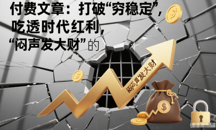 付费文章：打破“穷稳定”，吃透时代红利，“闷声发大财”的终极真谛-星空网创资源