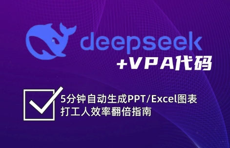 DeepSeek从入门到精通:解锁Excel和VBA高效办公新技能-星空网创资源
