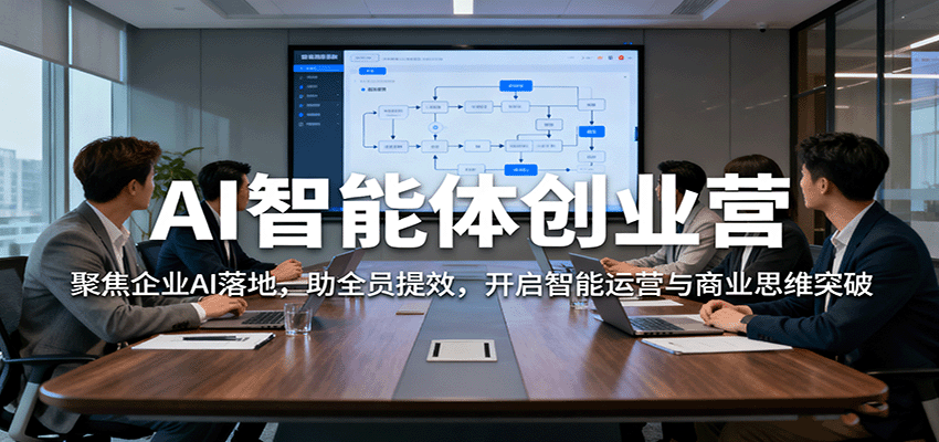 AI智能体创业营：聚焦企业AI落地，助全员提效，开启智能运营与商业思维突破-星空网创资源