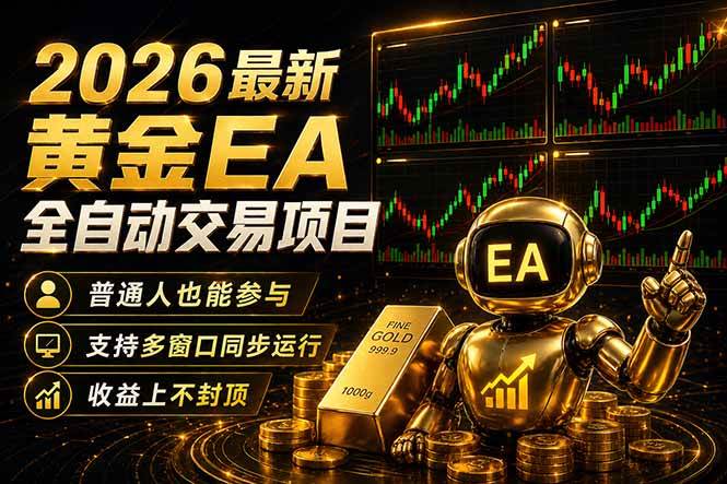 (18230期)最新黄金EA量化赛道,全程自动执行,多窗口操作直接放大结果-星空网创资源