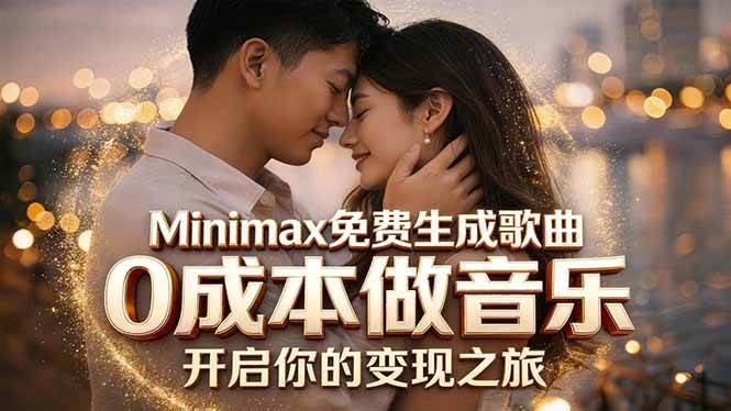 (18401期)Minimax免费生成歌曲实测!0成本做音乐,说唱流行Lofi一键生成-星空网创资源