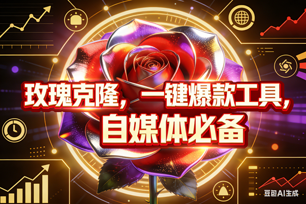 (17792期)玫瑰克隆,ai鲁大魔工具,自媒体必备神器,一键爆款,详细教程。-星空网创资源