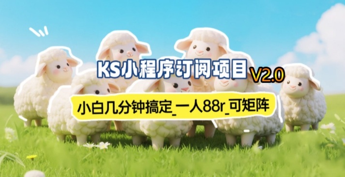 【新一期】小程序订阅_小白几分钟70-80r，可矩阵(已测到账)-星空网创资源