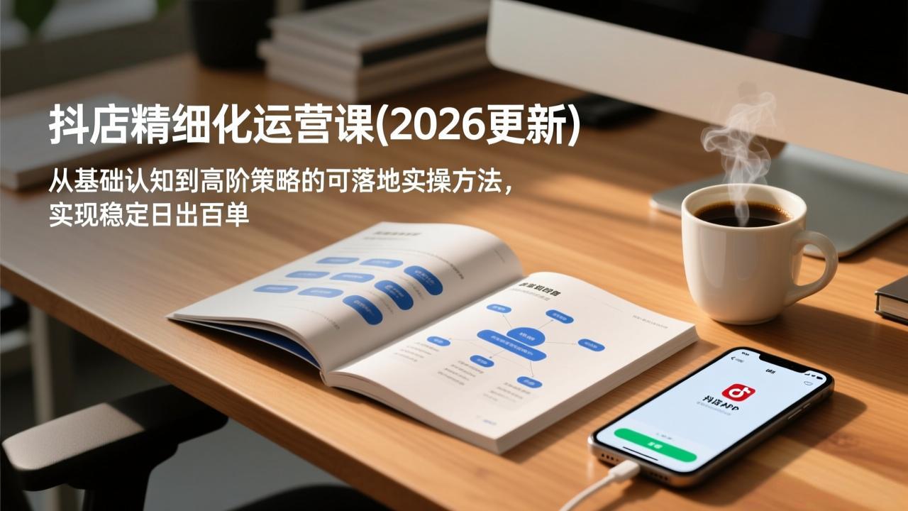 抖店精细化运营课(2026更新-星空网创资源