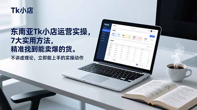 东南亚Tk小店运营实操,7大实用方法,精准找到能卖爆的货。不讲虚理论,立即能上手的实操动作-星空网创资源