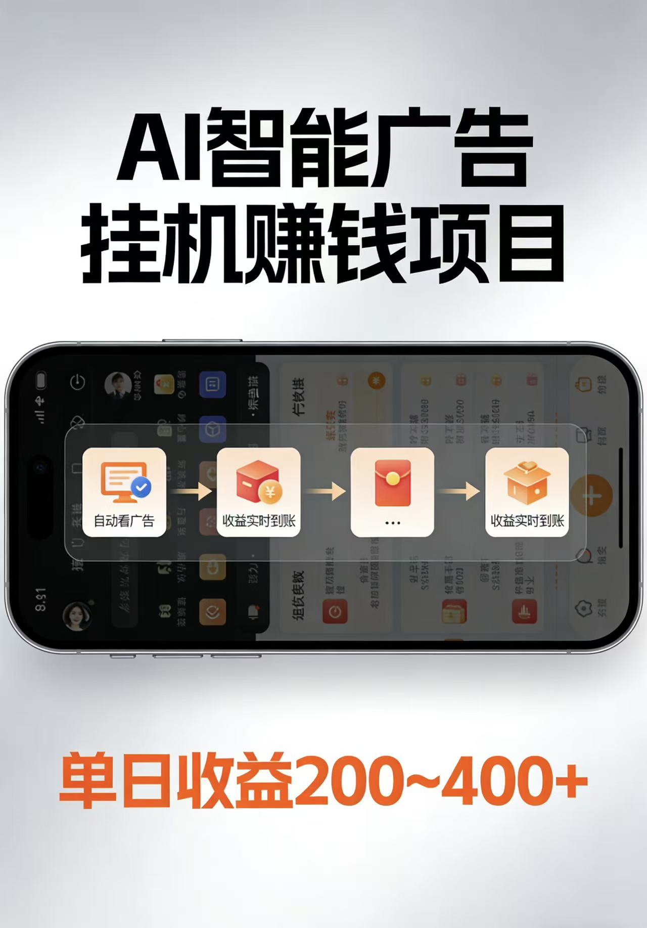 AI智能挂机看广告,每日稳定收益200-400+-星空网创资源