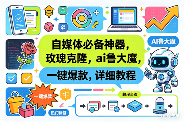 (18391期)玫瑰克隆神器,一键ai爆款工具,自媒体必备,60多个功能的详细教程-星空网创资源