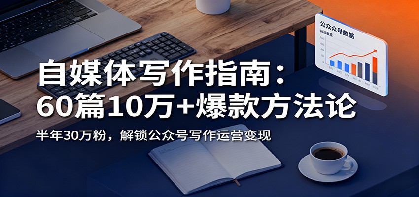 自媒体写作指南：60篇10万+爆款方法论，半年30万粉，解锁公众号写作运营变现-星空网创资源