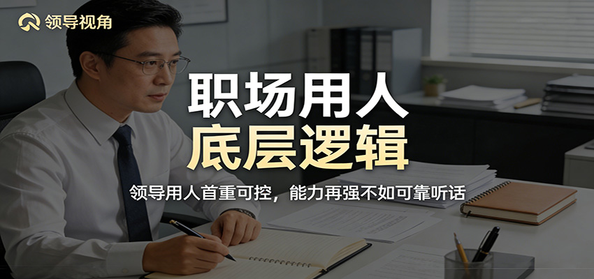 公众号付费文章：职场用人底层逻辑，领导用人首重可控，能力再强不如可靠听话-星空网创资源
