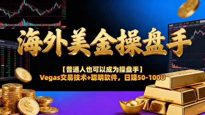 （16677期）海外美金操盘手技术【普通人也可以成为操盘手】Vegas交易技术+聪明软件，日赚50-100U-星空网创资源