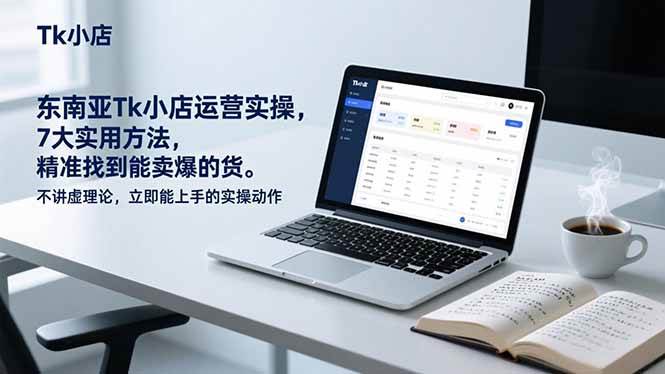 （17041期）东南亚Tk小店运营实操，7大实用方法，精准找到能卖爆的货。不讲虚理论，立即能上手的实操动作-星空网创资源