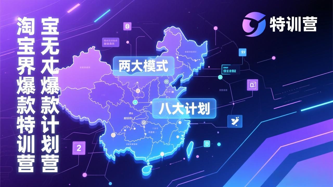 淘宝无界爆款训练营:2026年1月杭州线下高端集训课,3天构建两大模式八大计划体系-星空网创资源