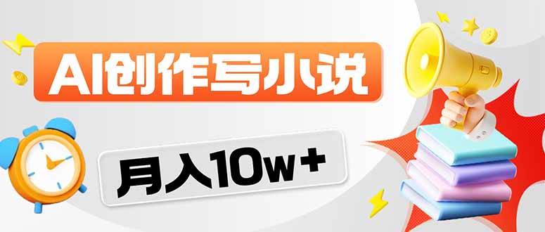 （17788期）2026风口项目AI写小说 轻松实现月入10w+-星空网创资源
