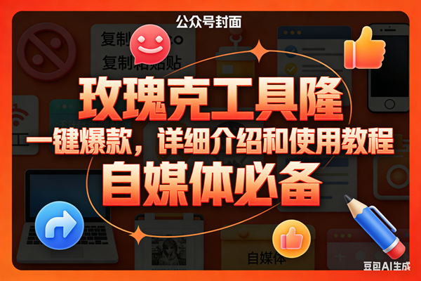 (17297期)玫瑰克隆工具,ai鲁大魔,自媒体必备神器,一键爆款神器,详细教程。-星空网创资源
