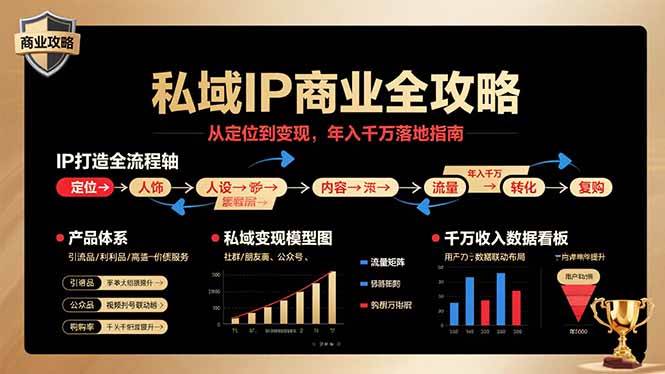 (15858期)私域IP商业全攻略,从定位到变现,年入千万落地指南-星空网创资源