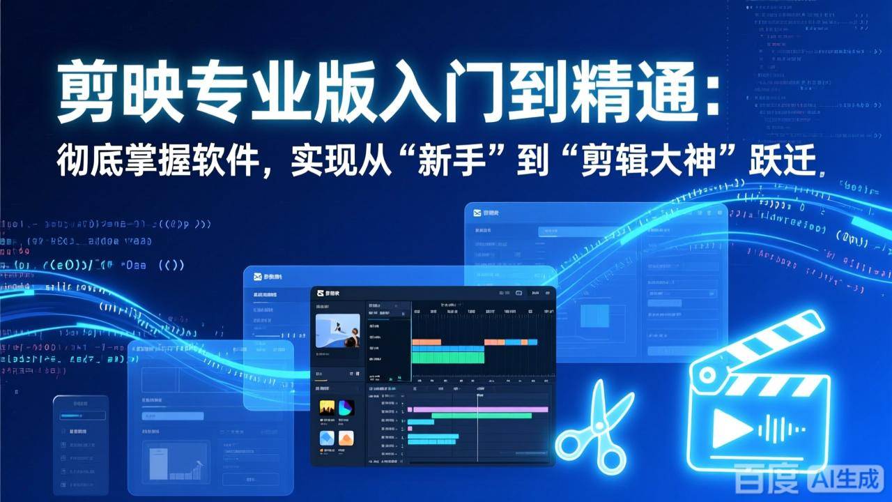 (17321期)剪映专业版入门到精通:彻底掌握软件,实现从“新手”到“剪辑大神”跃迁-星空网创资源