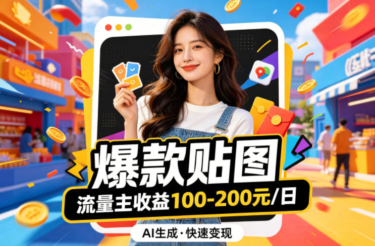 借助AI生成爆款贴图做公众流量主,当日收益100-200-星空网创资源