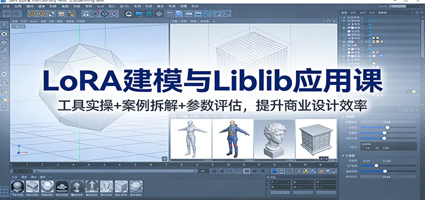LoRA建模与Liblib应用课:工具实操+案例拆解+参数评估,提升商业设计效率-星空网创资源