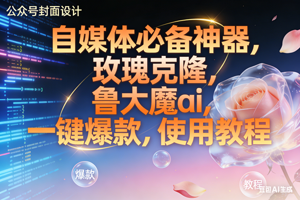 (17242期)玫瑰克隆神器,ai鲁大魔,自媒体必备工具,一键爆款神器,详细教程。 (17242期)玫瑰克隆神器,ai鲁大魔,自媒体必备工具,一键爆款神器,详细教程。
