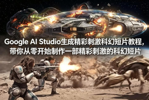 Google AI Studio生成精彩刺激科幻短片教程,带你从零开始制作一部精彩刺激的科幻短片【双语字幕】-星空网创资源