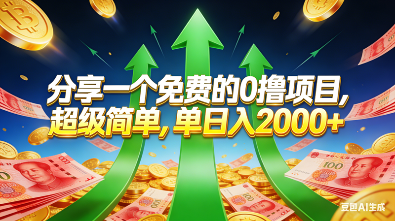 （16846期）免费的，0撸靠谱小项目，超级简单，单日入2000+-星空网创资源