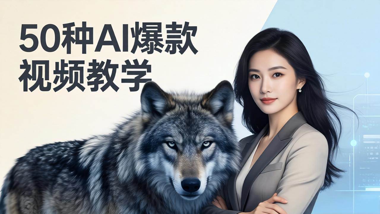 (17815期)50种AI爆款视频教学:影视级古诗词+治愈萌宠+山海经蛟龙,高阶宝典商业落地-星空网创资源